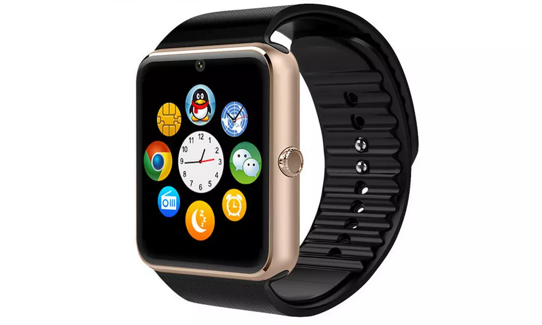 Smartwatch mit Edelstahlgehäuse in der Farbe nach Wahl inkl. Versand (81% sparen*) - Second Medium