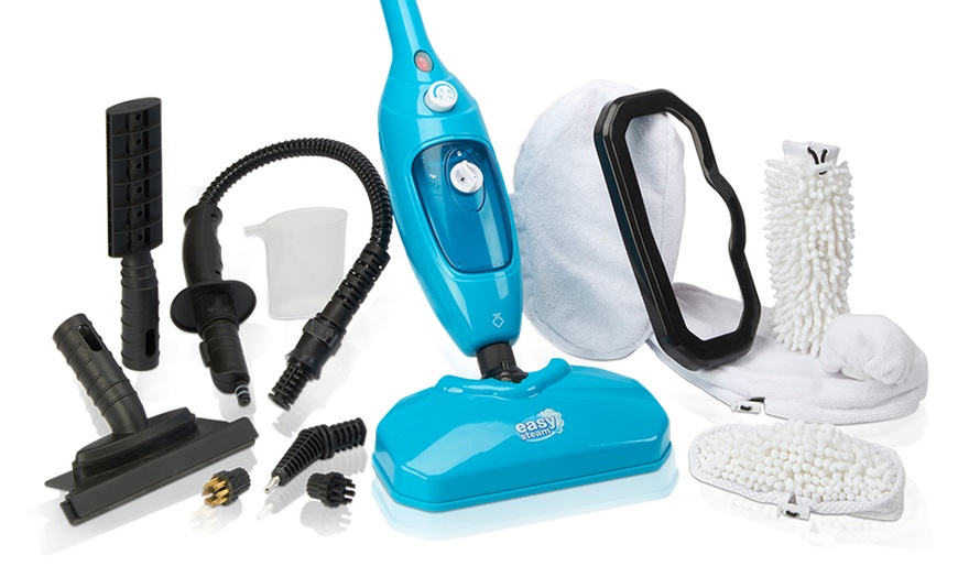 Image 3: Steam Mop System with Accessories