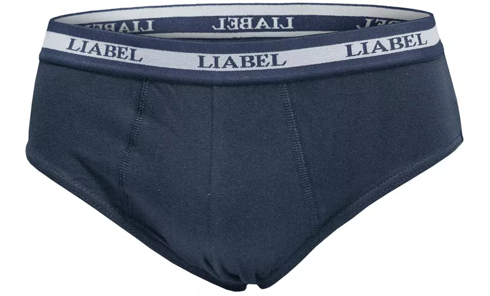 Lot de 6 sous-vêtements pour hommes en coton élastique Liabel