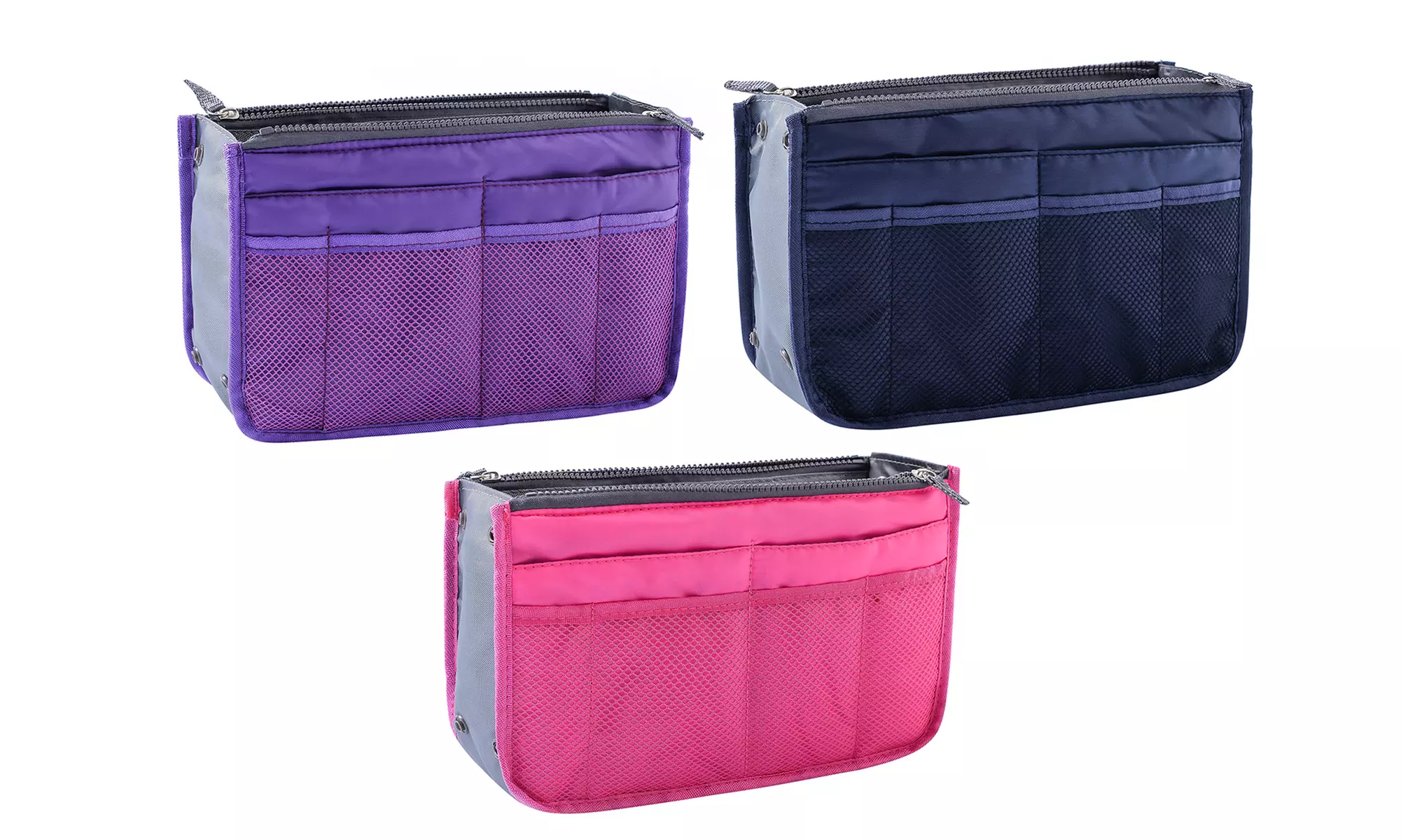 1x, 2x, 3x oder 4x Organizer mit 13 Fächern für Handtasche