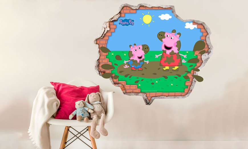 Image 10: Peppa Pig Vinyl Wall Stickers