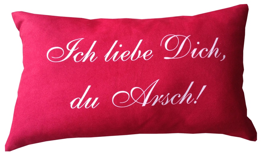 Image 3: Kissen mit Spruch