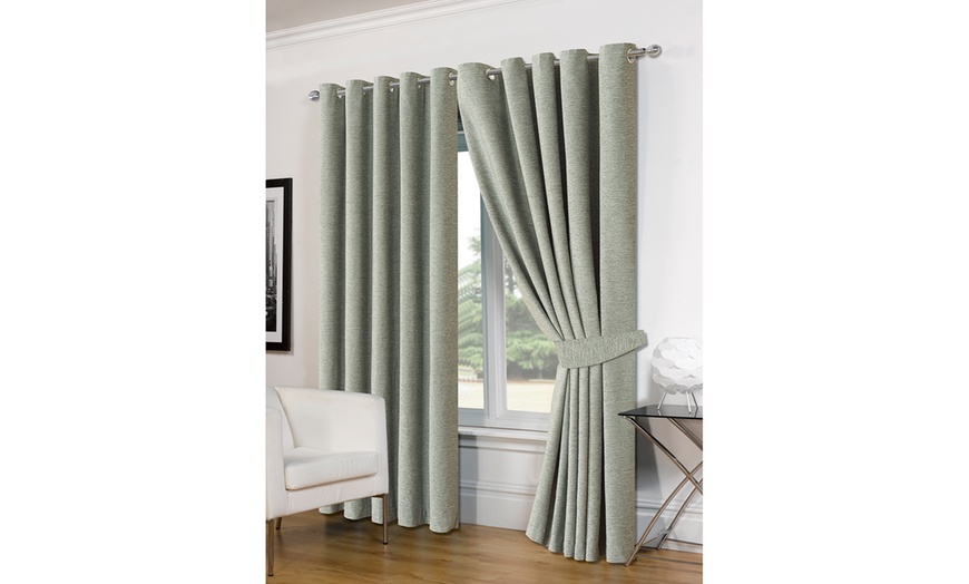 Image 4: Chenille Blackout Curtains 
