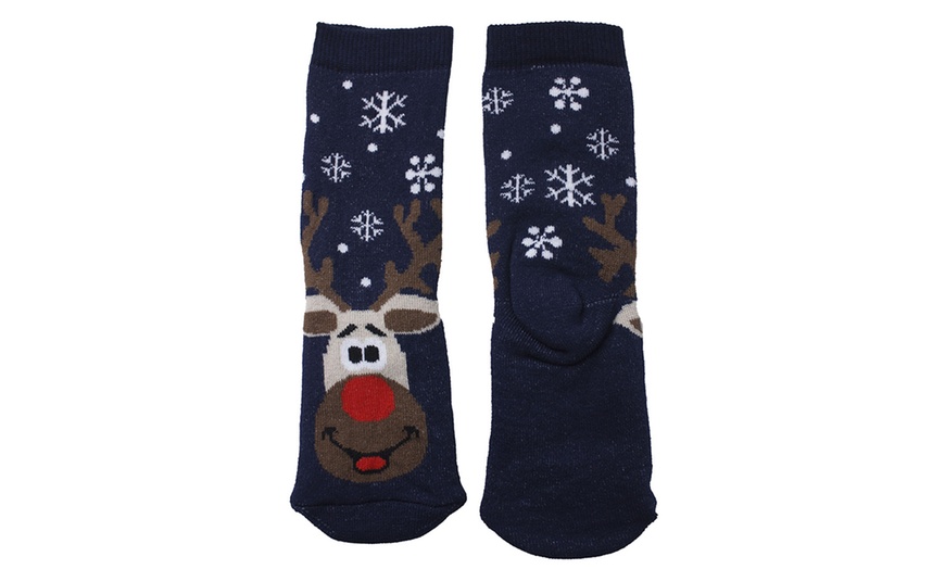 Image 6: 6 ou 12 paires de chaussettes de Noël