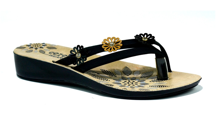 Image 8: Women's Toe Post Sandals