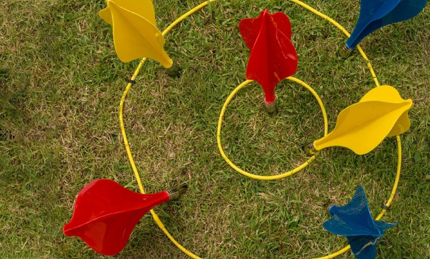 Image 3: Outdoor Garden Lawn Giant Darts Game