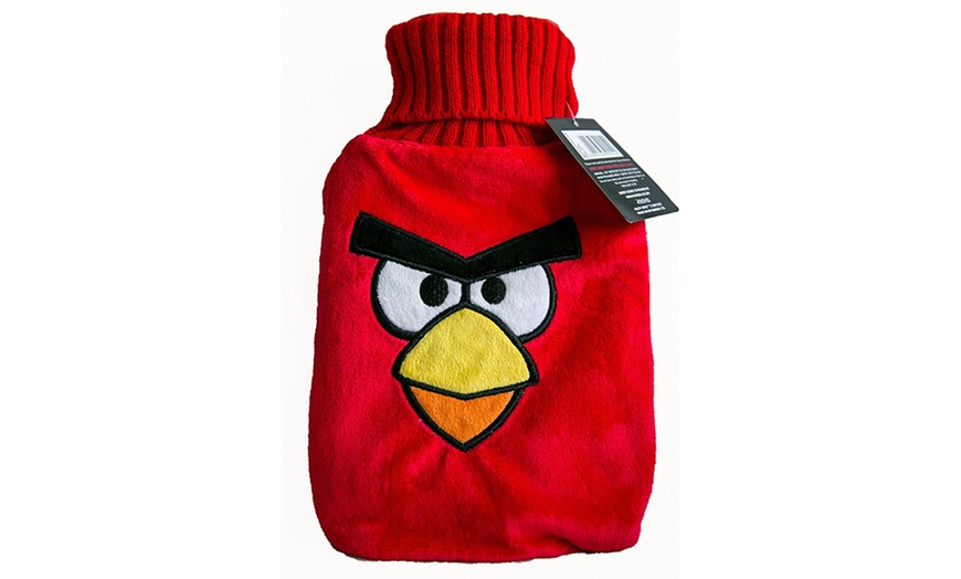 Image 1: Angry Birds Hot Water Bottle