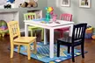 Transitional Youth Table and Chairs Set (5-Piece) - Second Medium