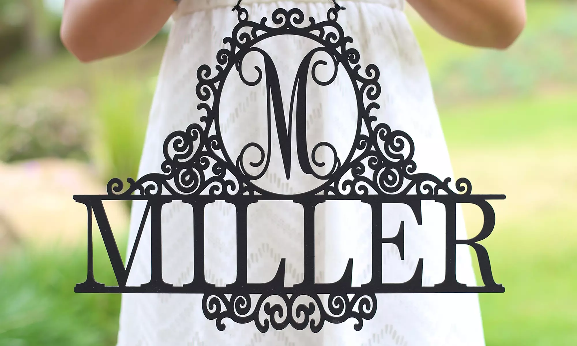 One or Two Monogrammed Last-Name Wall Signs from Morgann Hill Designs (Up to 60% Off) - Primary Image