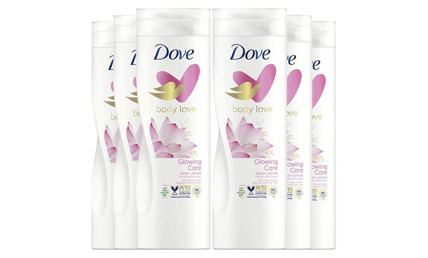 Image 11: Three- or Six-Pack of Dove Body lotions 400ml