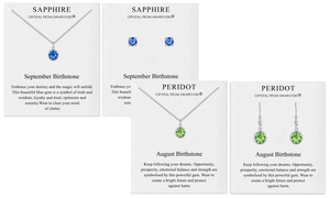 Phillip Jones Birthstone Set with Crystals from Swarovski®