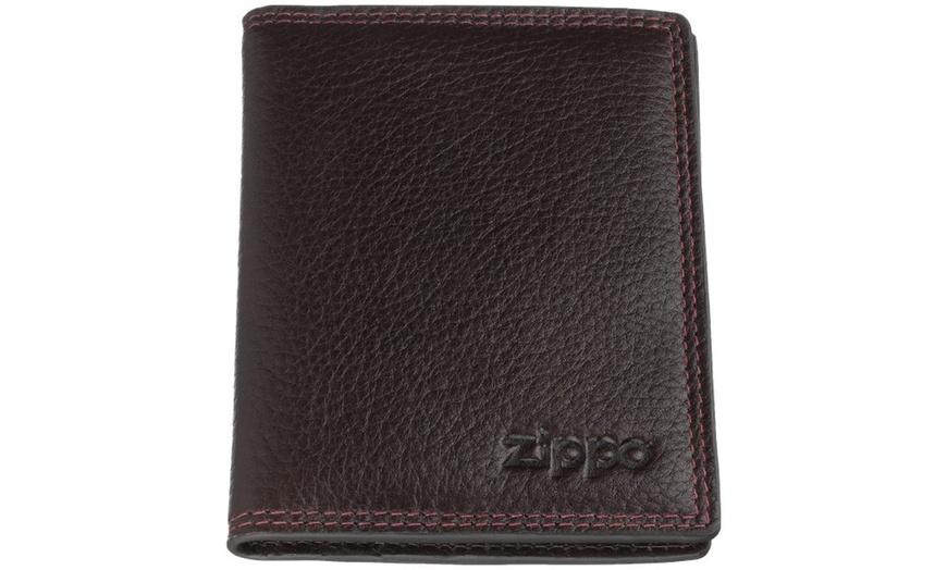 Image 12: Zippo Leather Wallets in Gift Box