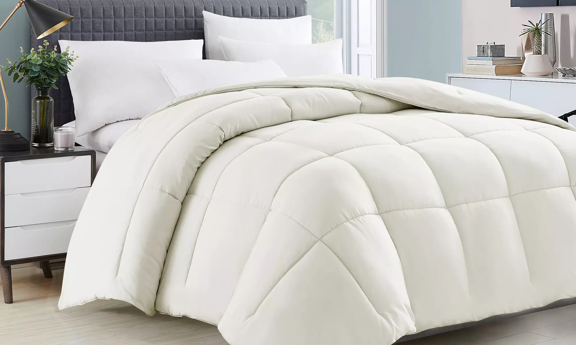 Hotel 5th Ave Solid Down-Alternative Comforter - Primary Image