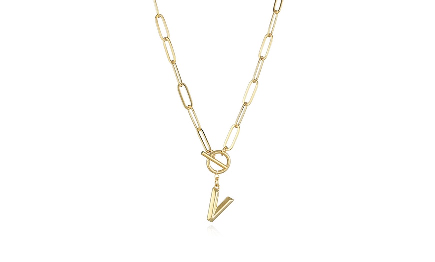 Image 23: Collier avec pendentif initiale