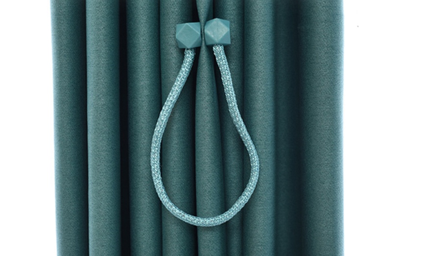 Image 3: Two or Four Magnetic Curtain Hooks