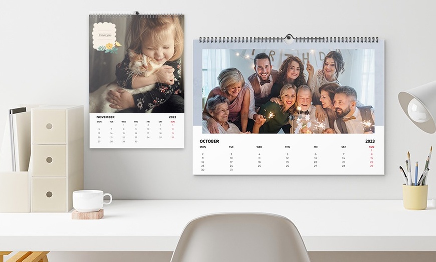 Image 2: Jouw foto's op een muurkalender