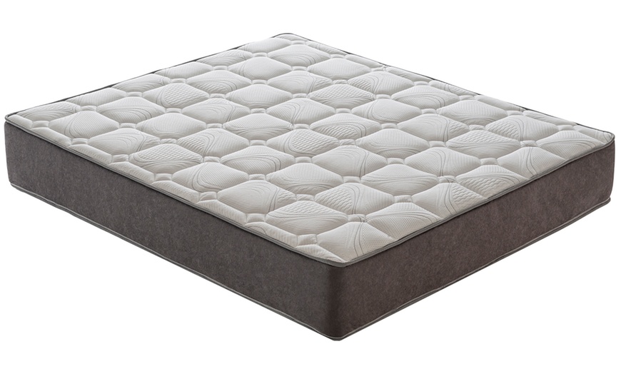 Image 2: Matelas hybride en mousse à mémoire de forme et ressorts ensachés 