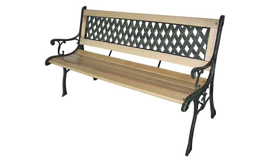 Image 2: Banc de jardin 