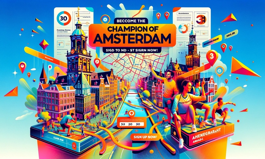 Image 15: Interactieve 'City Brain Challenge' tour door de straten van Amsterdam