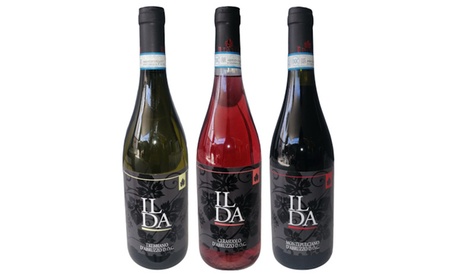 3 o 6 bottiglie di vino Cerasuolo, Montepulciano e Trebbiano Ilda Vini Biodinamici, con spedizione gratuita
