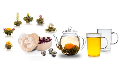 Pack da 6 confezioni di tè Creano con scatola regalo in legno disponibile in varie tipologie