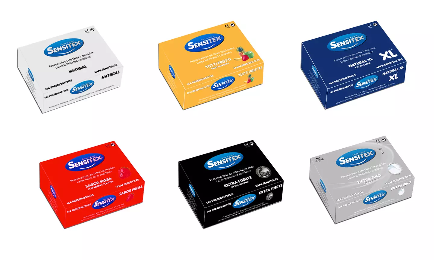 Maxi pack de 144 préservatifs Sensitex - Primary Image