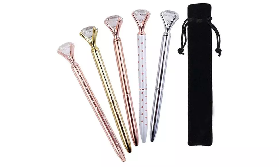 Multi-Color Diamond Ballpoint Pens (5-Pack) - Primary Image