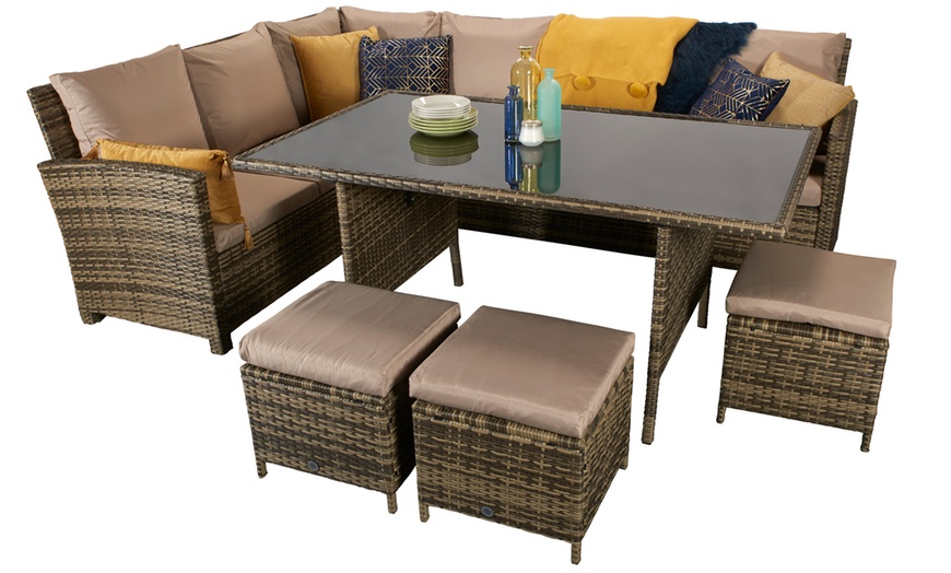 Image 8: Cuba Corner Dining Sofa Set