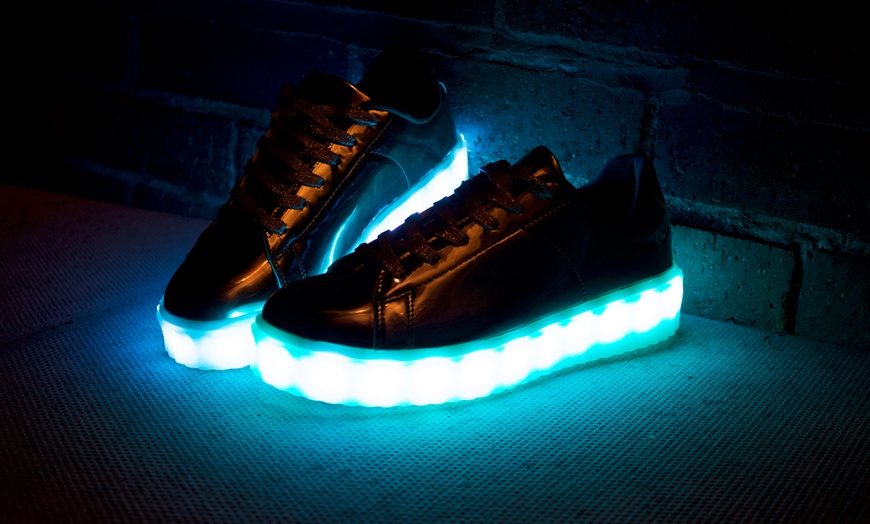 Image 3: Women's Trainers with LED Lights