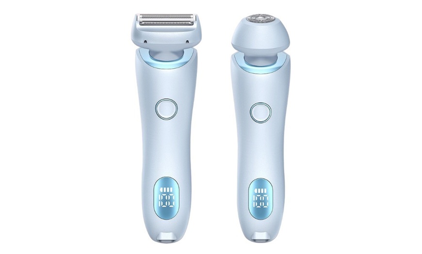 Image 2: One or Two Women's Two-in-One Rechargeable Electric Shavers