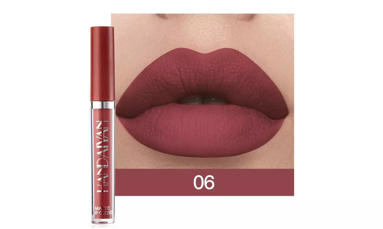 6 Colors Long Lasting Velvet Lips Tint Liquid Lipsticks Waterproof Non-Stick A