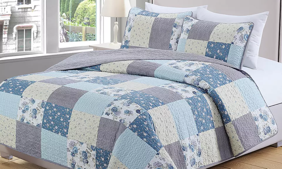 Home Fashion Designs Ultra Soft Printed Quilt Sets (3-Piece) - Primary Image