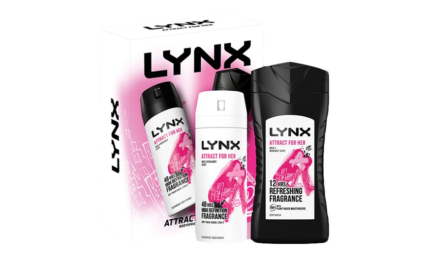 Image 3: Up to Four Lynx Attract for Her Duo Gift Sets