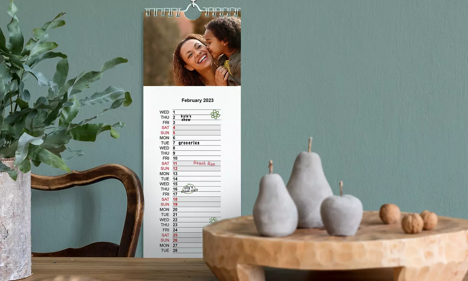 Personalised Kitchen Calendars