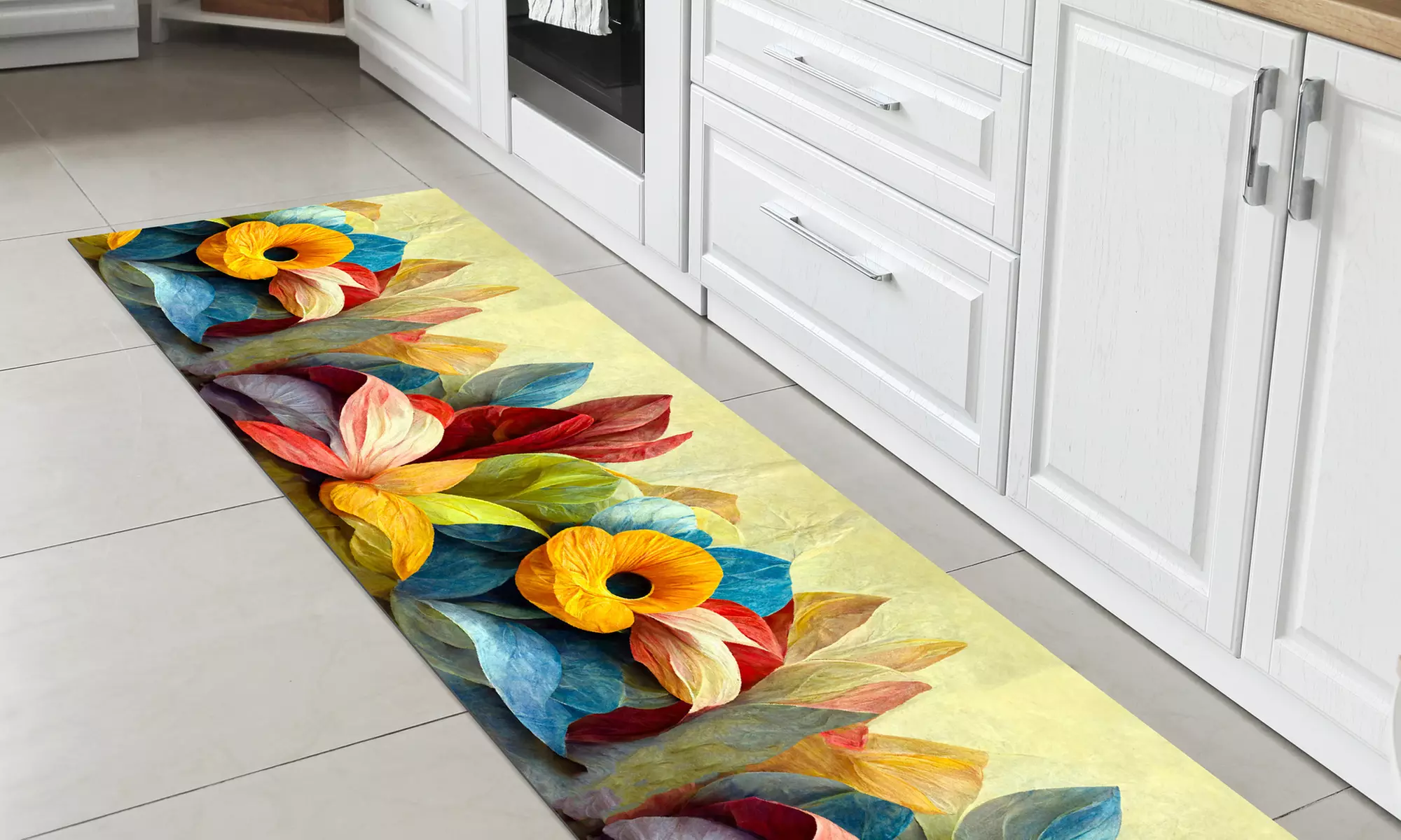 Antislip keukentapijt in print en afmetingen naar keuze - Primary Image