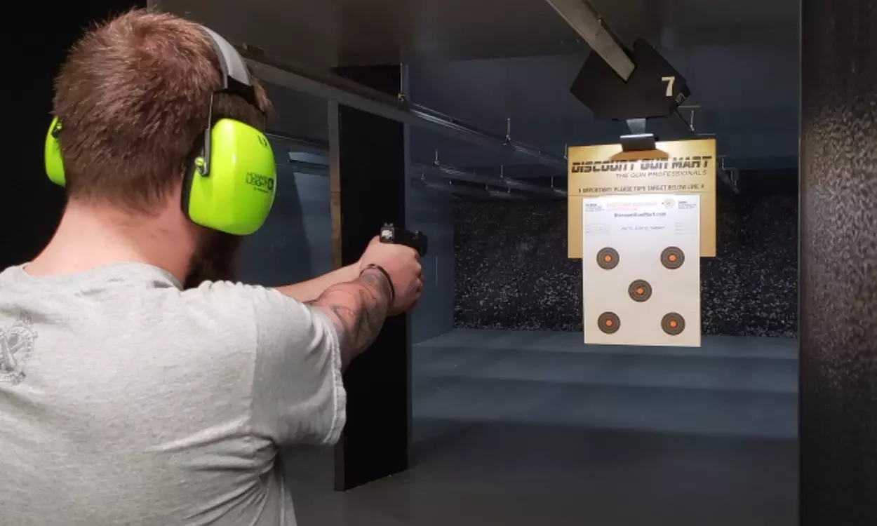 Range Packages for Two or 90-Minute One-on-One Firearm Training at Discount Gun Mart (Up to 75% Off)  - Primary Image