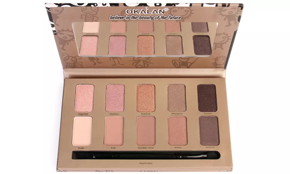 Okalan Natural Eyeshadow Palette - Second Medium
