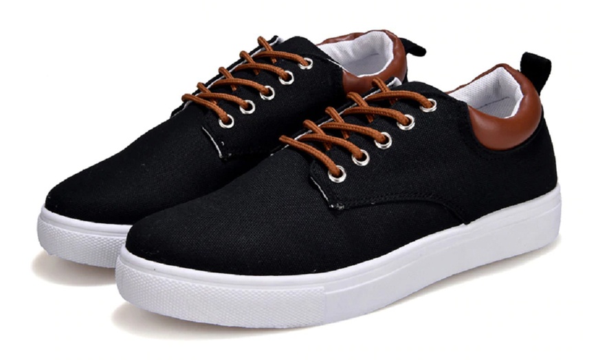 Image 3: Men's Casual Canvas Shoes