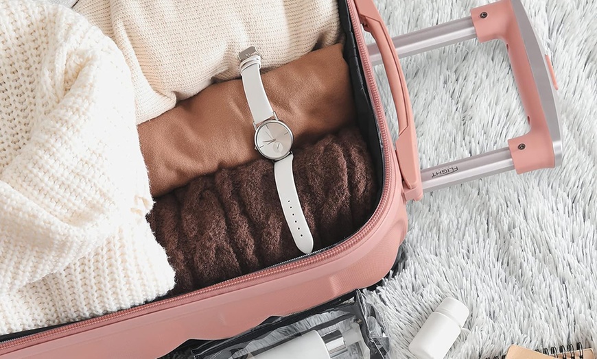 Image 2: Flight Knight Bubble Hard Shell Suitcases