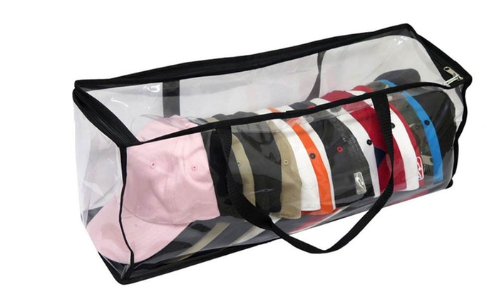 Up To 60% Off on Evelots Baseball Cap Storage Bag | Groupon Goods