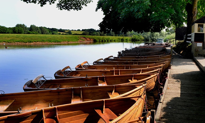 Image 5: Two-Course Meal and Row Boat Hire