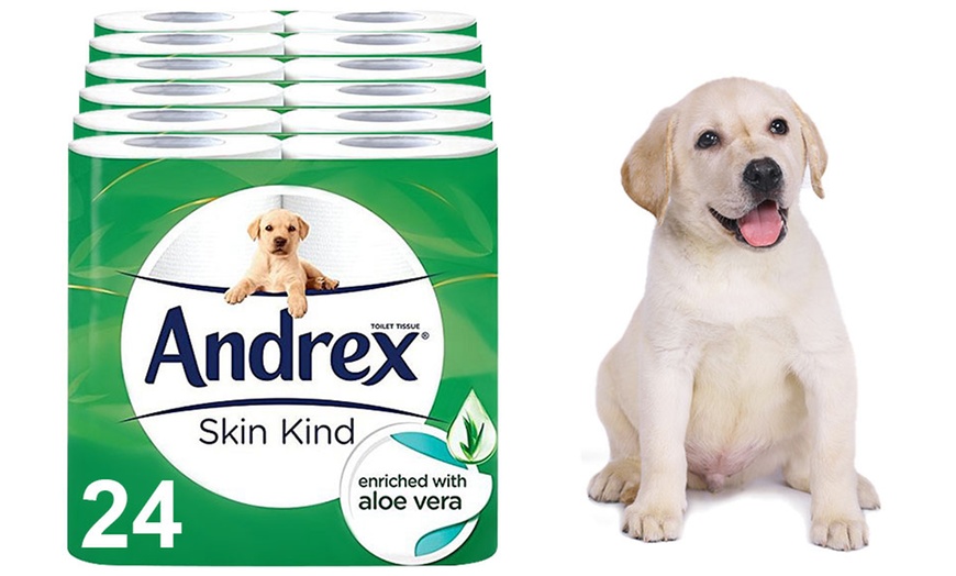 Image 1: Andrex Aloe Vera Toilet Paper