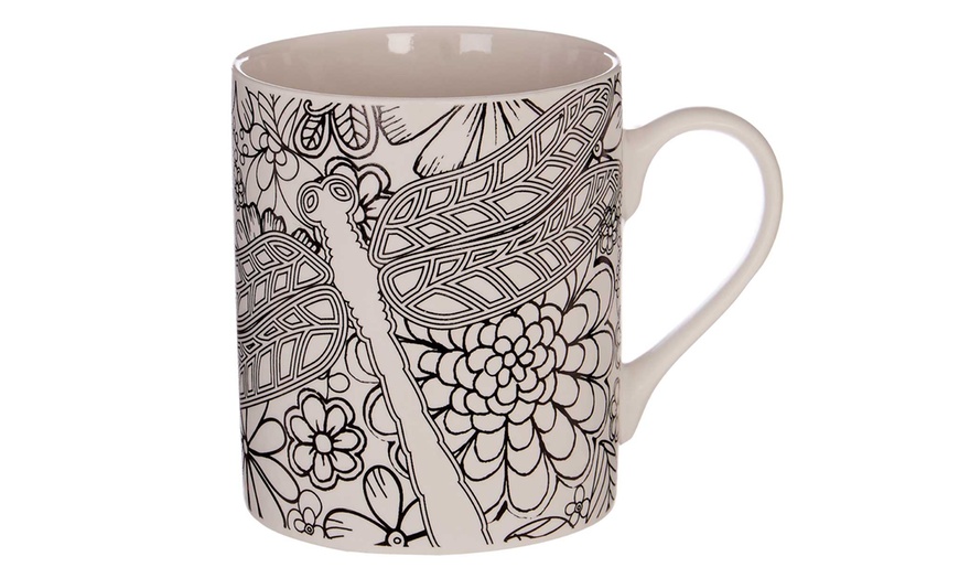 Image 6: Premier Housewares Colour-In Mug