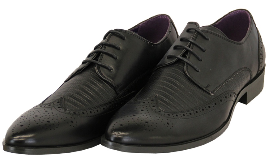 Image 3: Men's Brogue Italian Shoes