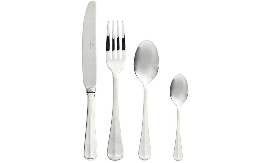 Image 1: Viners Rattail Cutlery Set