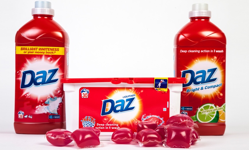 Image 1: DAZ Washing Liquid and Liquitabs