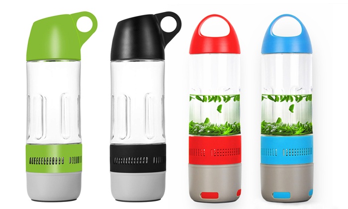 bluetooth speaker water bottle