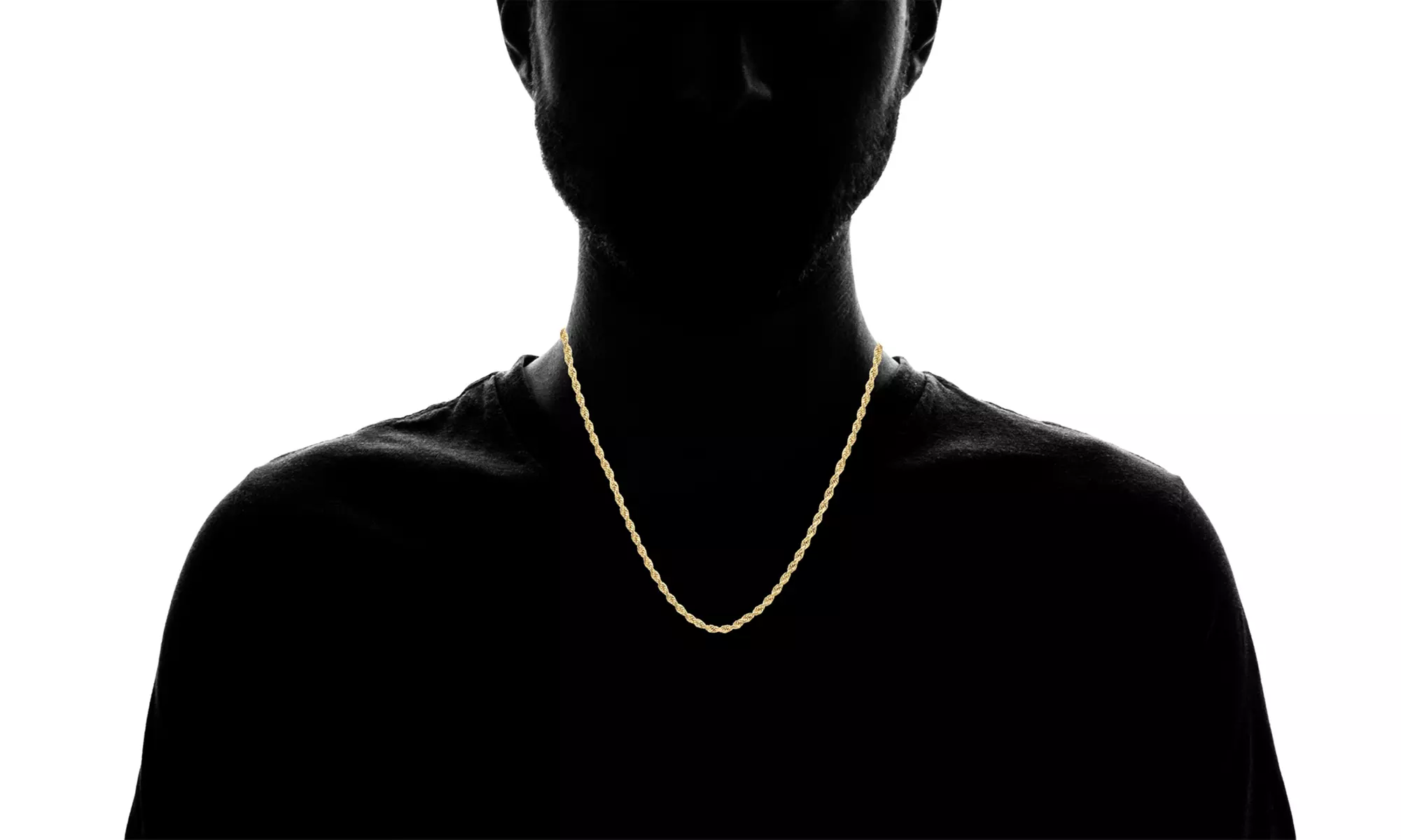 Italian 14K Gold 4MM Rope Chain Necklace - Second Medium