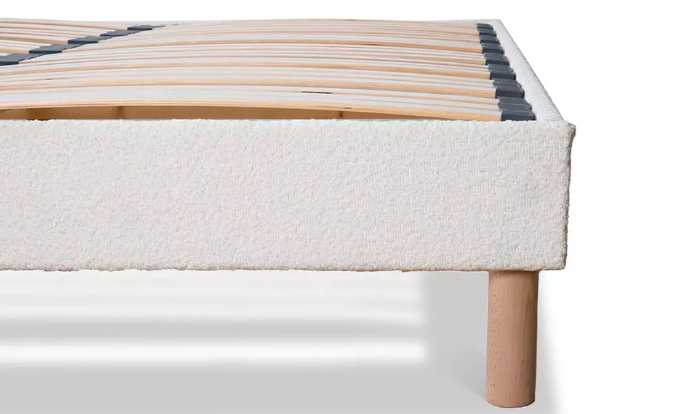 Sommier Bianca en laine bouclée, tehnologie tri-lattes, lattes flexibles, Maison Aubertin, livraison offerte - Image 5