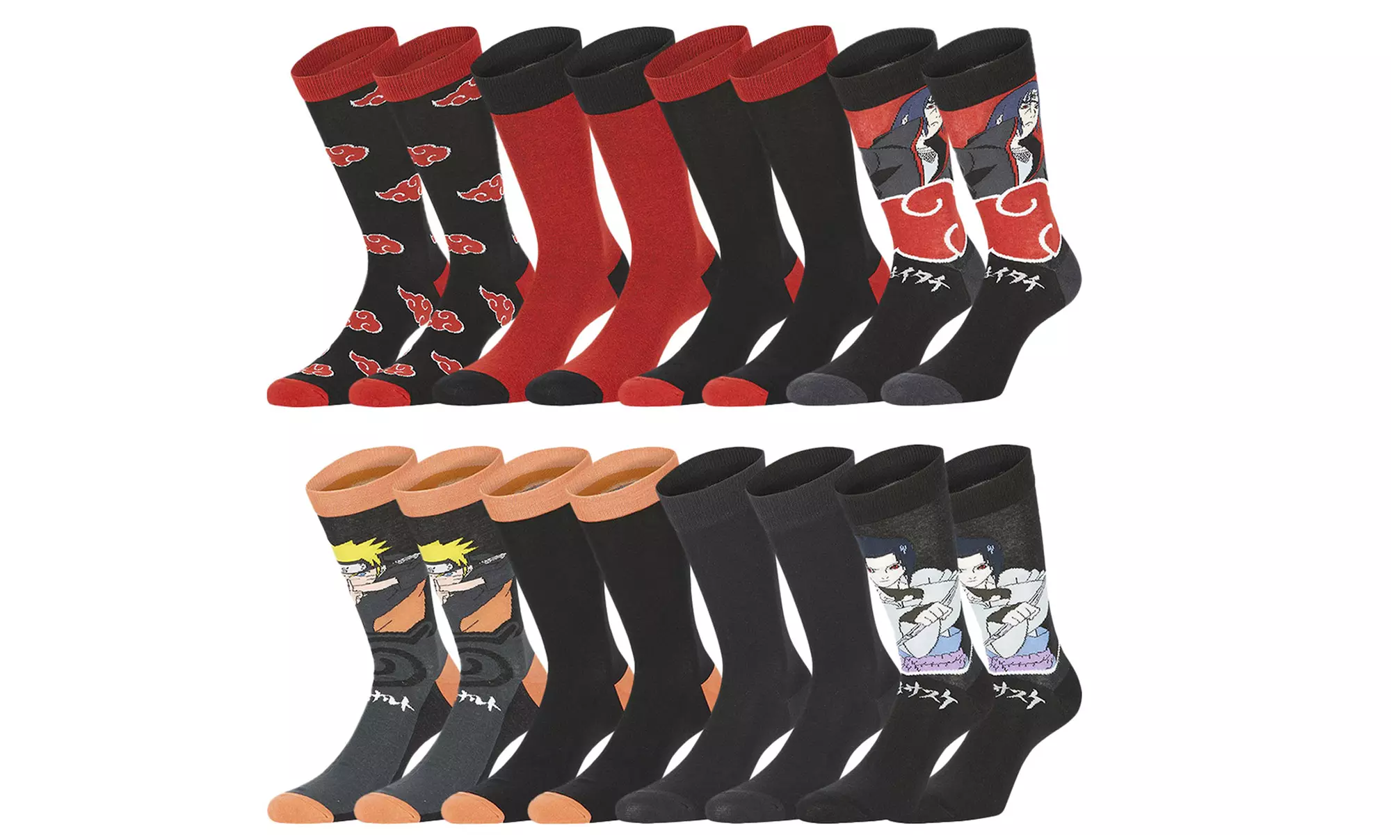 Lot de 4 ou 8 chaussettes homme Freegun Licences